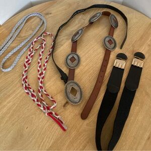 Belt bundle, 5 assorted belts